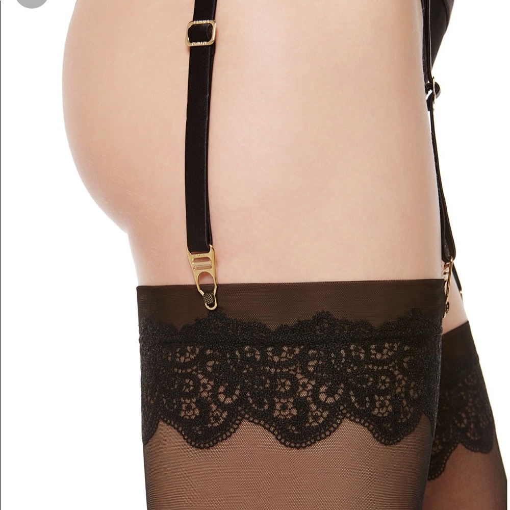 La Perla Edenic Suspenders Stockings